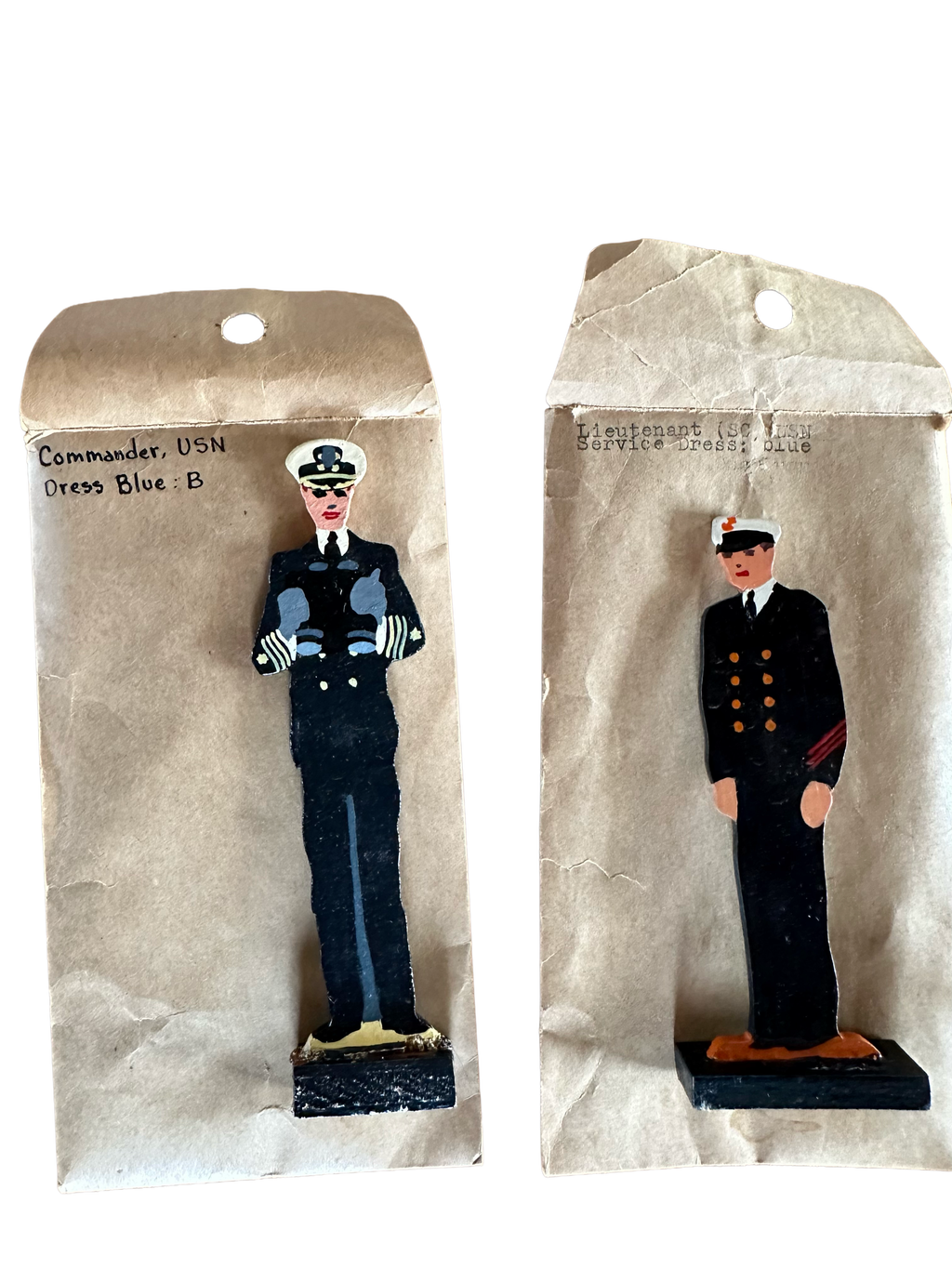 Navy wooden figurines