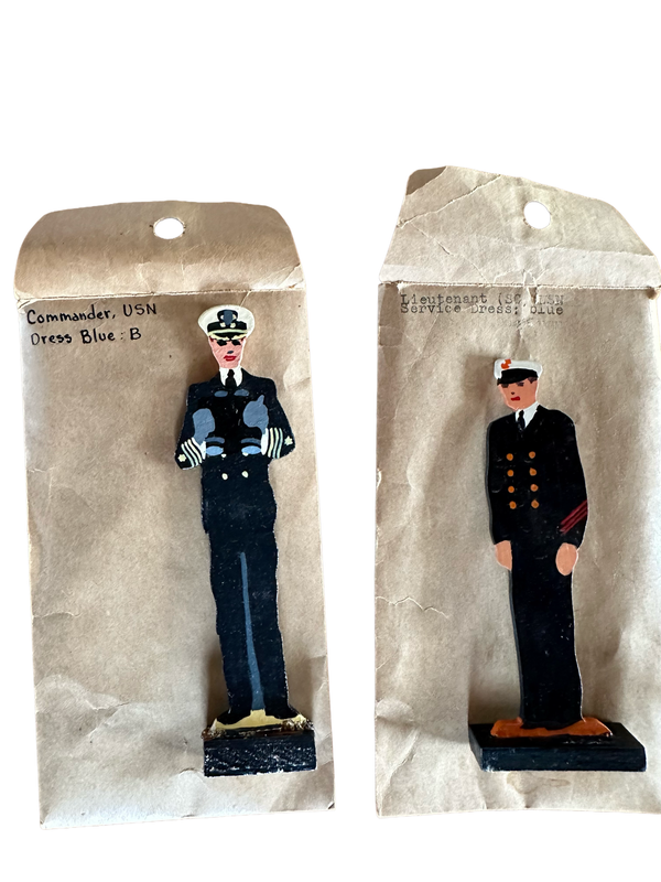 Navy wooden figurines