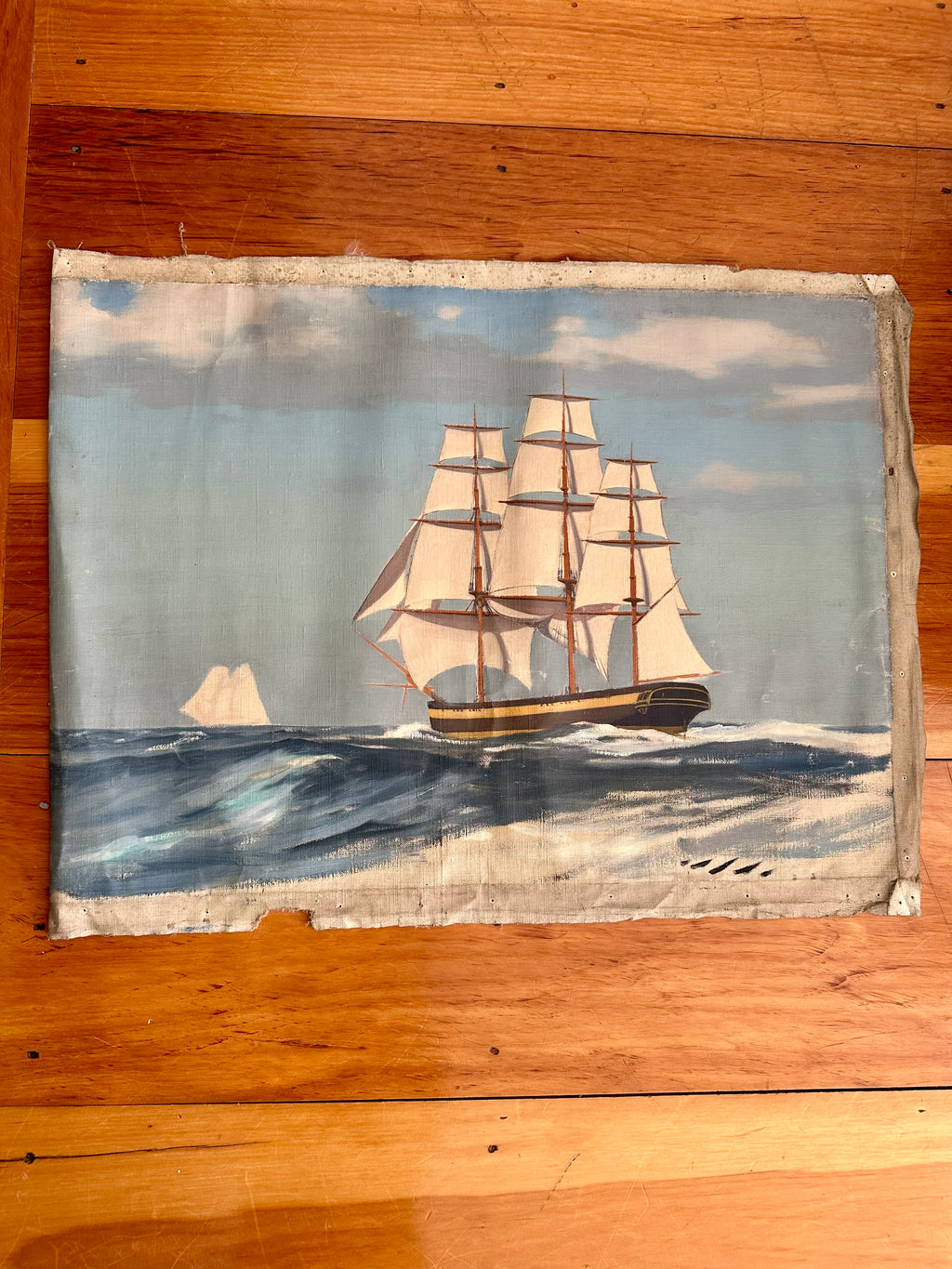 Ship painting Canvas