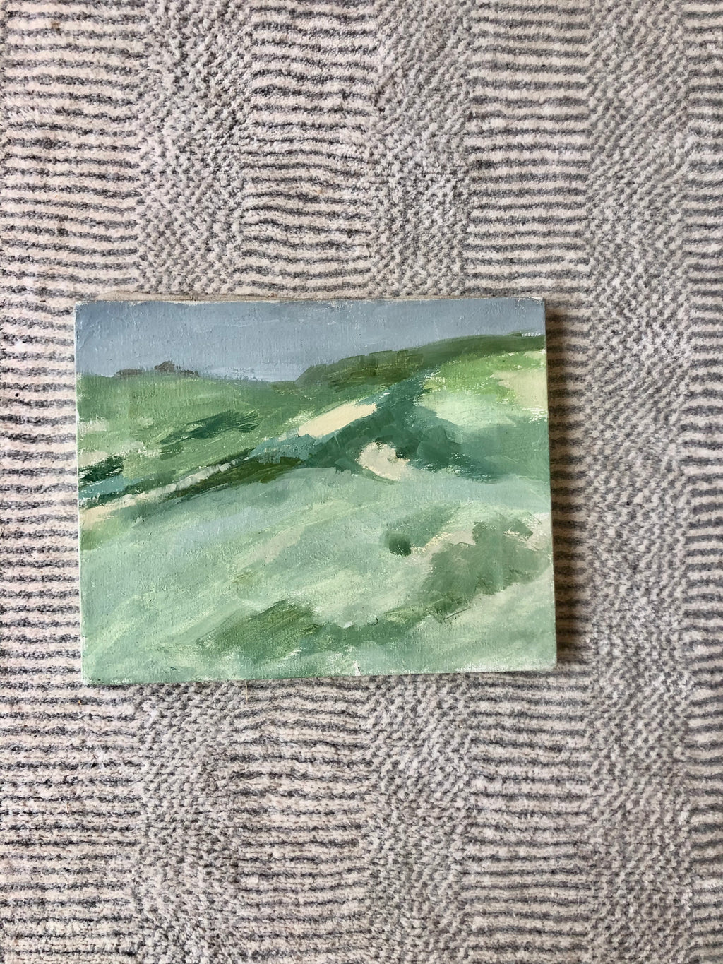 Vintage Landscape Oil. Barbara Melcher