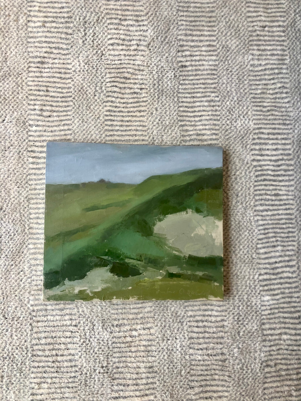 Vintage art landscape 3. Artist Barbara Melcher