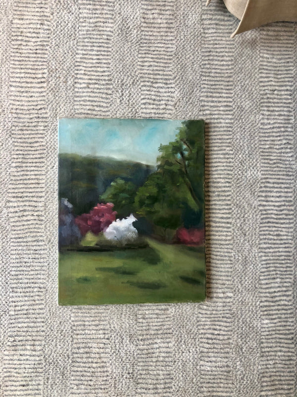 Vintage unsigned oil painting